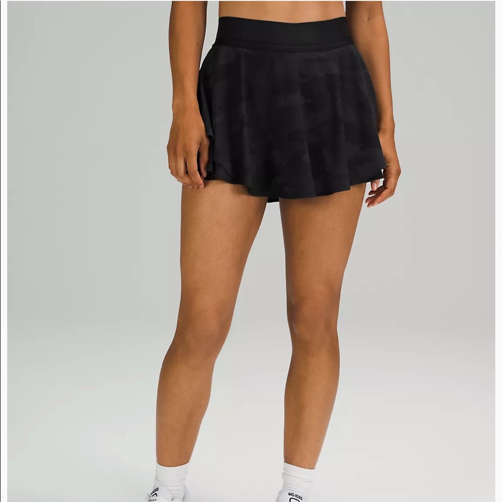 Lululemon Court Rival High Rise Skirt Camo NWT